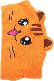 Resim Uonlytech müzik başörtüsü yüz bandı panda saç bantları panda kulaklıklar yüz yıkamak için hayvan saç bantları panda parti malzemeleri Cilt Bakım Kafa Bandı Polyester Turuncu 