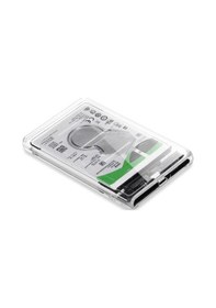 Resim Type-C USB 3.1 2.5" Sata Şeffaf Hard Disk Kutusu 