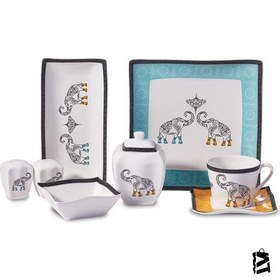Resim Korkmaz Link Collection 28 Parça Kare Kahvaltı 