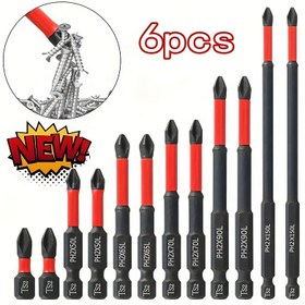 Resim 3/6 Manyetik Kaymaz Matkap Seti, S2 Çelik, Phillips & Darbe Uçları Elektrik & Manuel Sürücüler için, Anti-Slip Grip Manyetik Matkap Uçları Se 