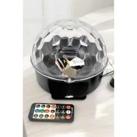 Resim Bluetooth ve Uzaktan Kumandalı Çok Renkli Masaüstü Disko Topu Nemere 