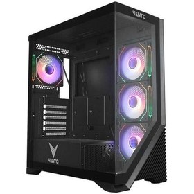 Resim Vento 750w 80+ Bronze Vg4202fla Gaming E-atx Pc Kasası 360mm Soğutma Desteği 