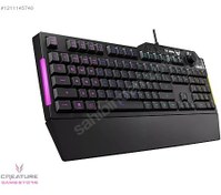 Resim Asus TUF Gaming RA04 K1 Mekanik Hisli Türkçe RGB Gaming Klavye 