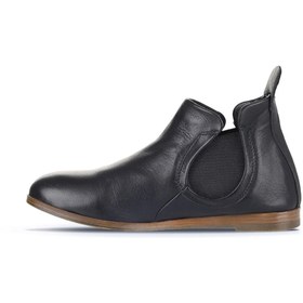 Resim Bueno Shoes Siyah Deri Kadın Düz Bot 01wp1602 
