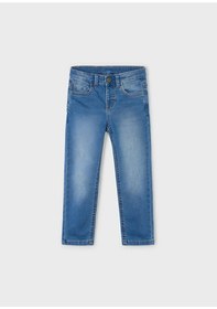 Resim Mayoral Mavi Erkek Çocuk Denim Slim Fit Pantolon 4571 Mavi 
