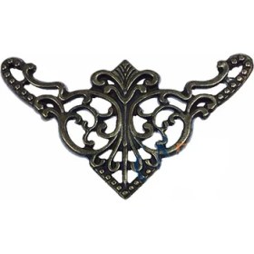 Resim Melek Store Dekoratif Köşe Süsü, Köşelik - Büyük, 31X55 mm, Antik, 1 Adet 