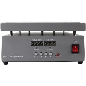 Resim PROSMT Protools Pcb Alt Isıtıcı - Dijital Sıcak Plaka Sabit Sıcaklık Lehimleme Istasyonu 150x150mm 