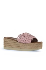 Resim Bueno Shoes Pudra Deri Kadın Dolgu Topuklu Terlik 01wu6118 