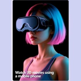 Resim Topiky 3D VR Kulaklık Sanal Gerçeklik Gözlükleri Bluetooth Denetleyicili Kulaklık, 120° Görüş Açısı Ayarlanabilir Mavi Önleyici Sanal Gerçeklik Kulaklıkları VR Gözlükleri, Mobil 