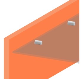 Resim Badem10 Raf Pimi Plastik Başlı Cam Tutucu Mobilya Dolap Pimi (25 Adet) 