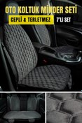 Resim Ecarteks PREMİUM BABYFACE KUMAŞ OTO MİNDER SETİ ANTRASİT( 7 PARÇA) 