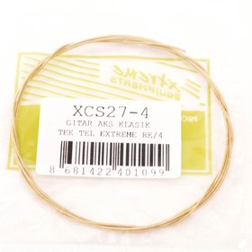 Resim Extreme XCS274 Klasik Gitar Teli (4. Tel Re) | Gümüş Kaplama Sarım Dayanıklı Çekirdek 