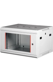 Resim Lande - 6u 19" Duvar Tipi Rack Kabinet - Genişlik: 600 mm | Derinlik: 450 mm - Açık Gri 