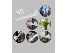 Resim Zero Land Flzdgnkr Çocuk ve Evcil Hayvanlar Için Pencere Emniyet Kilidi 2 Adet 