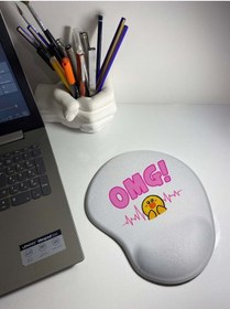 Resim Omg Desenli Bilek Destekli Mouse Pad Mousepad 