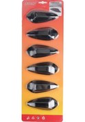 Resim Lumaworld Piano Black 6lı Karbon Fiber Araç Tavan Spoileri Dayanıklı Hava Koşullarına Dayanıklı 
