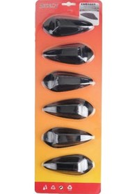 Resim Lumaworld Piano Black 6lı Karbon Fiber Araç Tavan Spoileri Dayanıklı Hava Koşullarına Dayanıklı 