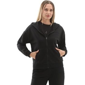 Resim Skechers W Essential Full Zip Kadın Ceket Siyah 