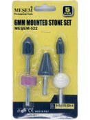 Resim ÖZGÜN Kalıpçı Taşlama Uçları 5 Parça Matkap Ucu Eğe Taşlama Taşları Metal 