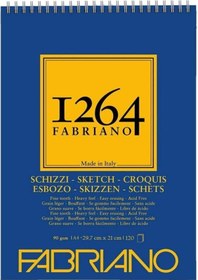 Resim Fabriano 1264 Sketch Paper Eskiz Defteri 90 G 120 Yp. Ü. Spira N11.168 