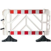 Resim İleri Trafik Güvenlik Barikatı Beyaz 150x100cm 
