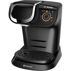 Resim Bosch Tassimo MY WAY TAS6503 Espresso Makinesi, 1500W, 1,3 l, T-Disk, INTELLIBREW Teknolojisi, 4 hafıza ayarı, Kapsüller, Kırmızı - Siyah 