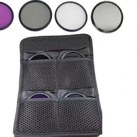Resim Mettzchrom Nikon 18-55 mm Lens İçin 52 mm Uv Cpl Fld Nd8 Filtre Seti 