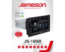 Resim Jameson 7'' Kablosuz Carplay Dabil Teyp, Bluetooth, Usb, Fm, Mp3, Kamera 
