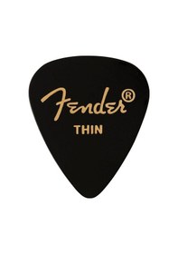 Resim Fender 351 Thin 1 Adet Gitar Penası Siyah Shape Premium Pick 