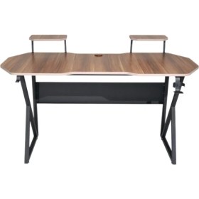 Resim Özel Tasarım Oyuncu Masası 150 cm Bardaklık ve Kulaklık Tutucu Hediye 