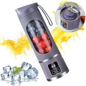 Resim 450ml Shaken Take Kişisel Smoothie Taşınabilir Blender Meyve Sıkacağı Şarjlı Mor 3731 