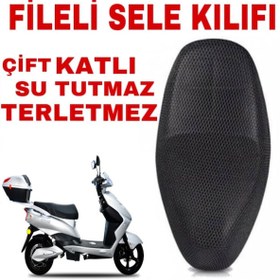 Resim Yuki Windy E Bike Yk-30 Sele Kılıfı-Koltuk Kılıfı Fileli 3D (541105116) 