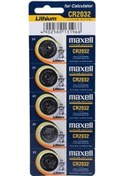 Resim Pil Maxell Lityum Cr2032 3V - 5Li Paket 