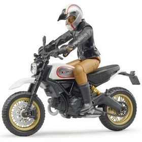 Resim Bruder Ducatı Scrambler Desert Motorsiklet Ve Sürücüsü Br63051 