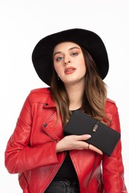 Resim Gondol Hmx Mıknatıslı Büyük Boy Lüks El Cüzdanı Hmx.310 