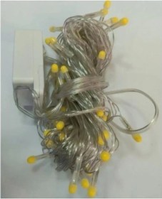 Resim 10m 100 Led Damla Uçlu Led Işık Beyaz Işık Şeffaf Kablo Çok Renkli 