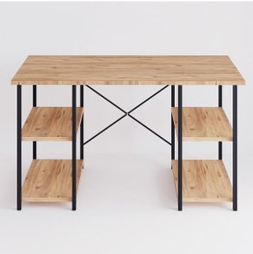 Resim 4 Raflı Çalışma Masası Çam 60x120 