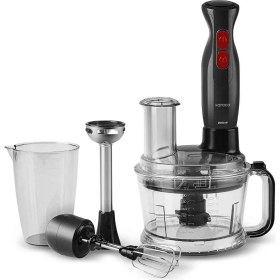 Resim 6'lı Çok Fonksiyonlu Mutfak Robotu, 2000W, Siyah Renk 
