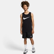 Resim Nike Sportswear Tank Icon Swoosh Erkek Siyah Kolsuz T-Shirt 