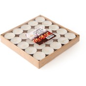 Resim Hemdem Candle Dekoratif 50'li Tealight Mum - Kokusuz 