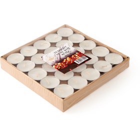 Resim Hemdem Candle Dekoratif 50'li Tealight Mum - Kokusuz 