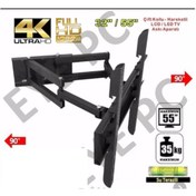 Resim EYEPC 32 İnç 55 İnç Led Lcd Televizyon için Çift Kol Askı Aparatı 