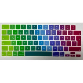 Resim ARABULALACA Macbook Air 13.6 Inç A2681 M2 - A3113 M3 Işlemcili Türkçe Q Silikon Klavye Koruyucu Uyumlu 