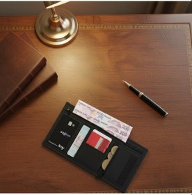 Resim Elegance Siyah Logolu Replika Basic Spor Wallet Cüzdan 421-siyah 