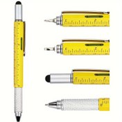 Resim 1 adet 6'lı Çok Fonksiyonlu Cep Zekası Kalem, Düzey, Hassas Tornavida, Stilüs ve Cetvel - Dayanıklı ve Taşınabilir Metal Torsiyon Kapanışı, Orta Nokta, Ergonomik Tasarım, Mobil Tamir ve Yaratıcı Görevler için - Siyah Bayramınız Kutlu Olsun! 