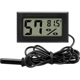Resim Optana LCD Dijital Ekranlı Nem Ölçer Sıcaklık Ölçer Ev Bebek Odası Termometre Higrometre Akvaryum Kuluçka 