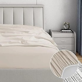 Resim Tech Butiq Soley | Puella |%100 Pamuk Lastikli Bebek Çarşaf | 70 x 140 Ekru 