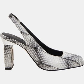 Resim Katy Perry The Hollow Heel Kadın Siyah Beyaz Oyuk Topuklu Ayakkabı Siyah - Beyaz 