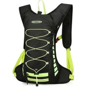 Resim Jialan Bisiklet Sırt Çantası Taşınabilir Su Geçirmez Bisiklet A Siyah - Yeşil 