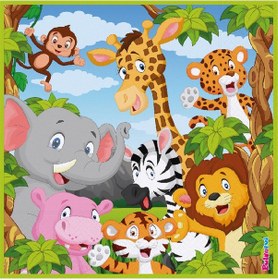 Resim Safari Temalı Peçete 33x33 16'lı 